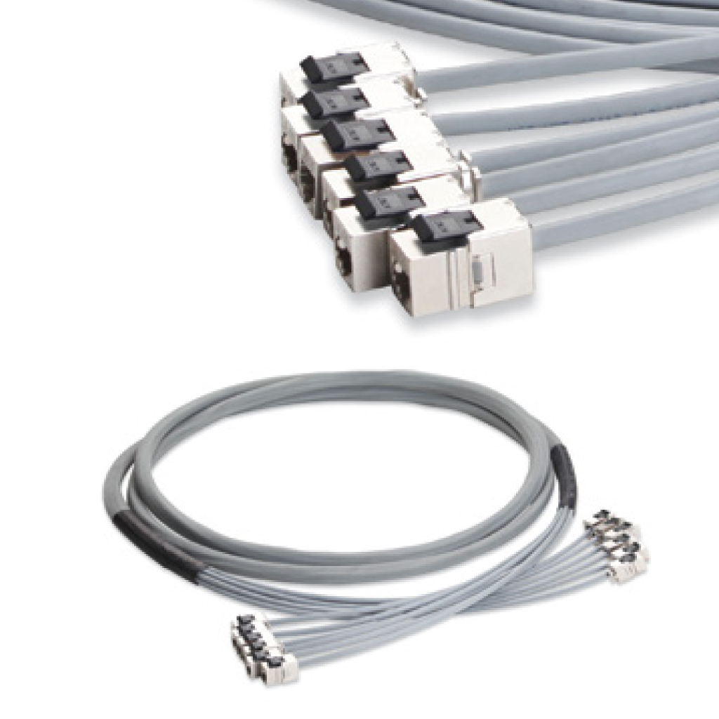CAT 6A Shielded 100 Ohm RJ45 Plug Play Pre Terminated Bundles CAT 6A - Shielded 100 Ohm RJ45 Plug & Play Pre-Terminated Bundles