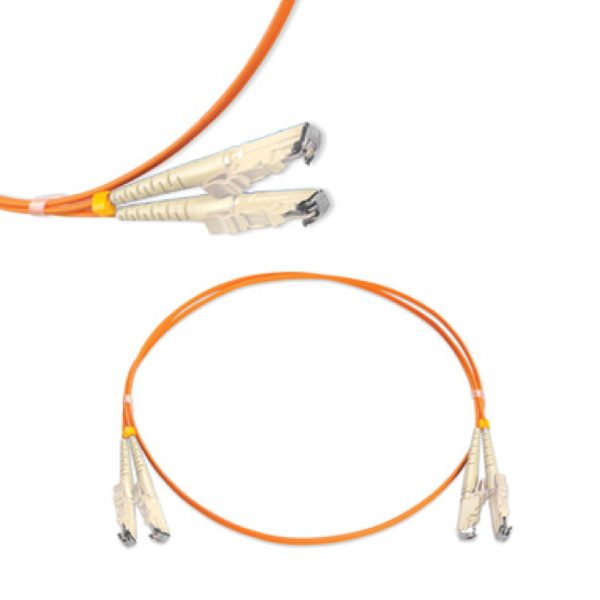 Fiber Optic LSH/UPC (E-2000™) Duplex Multimode Zip-Cords (AT&T)