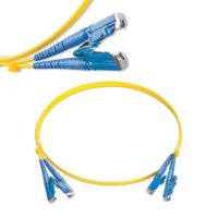 Fiber Optic LSH/UPC (E-2000™) Duplex Single-mode Zip-Cords (AT&T)