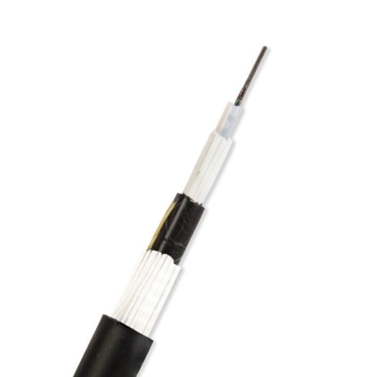 Outdoor Single LooseTube Dielectric Armored DoubleJacket Optical