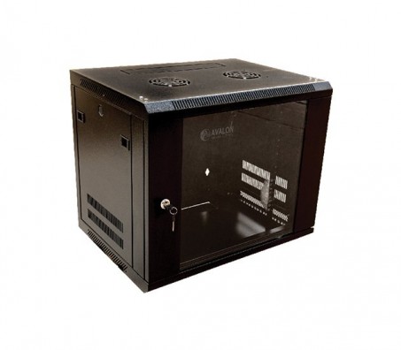 Avalon 6U x 600(W) x 450(D) - Single Section Cabinet + Fan